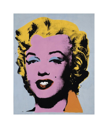 Marilyn, C.1964 (On Light Gray-Blue) by Andy Warhol Pricing Limited Edition Print image