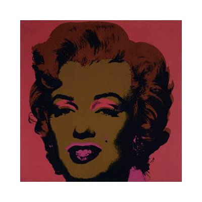 Marilyn, C.1967 (On Salmon) by Andy Warhol Pricing Limited Edition Print image
