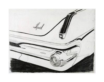 Imperial Car (Detail), C.1962 by Andy Warhol Pricing Limited Edition Print image