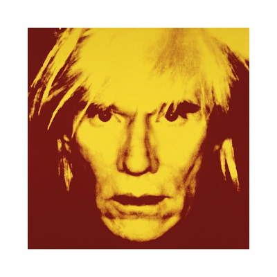 Self-Portrait, C.1986 (Yellow On Red) by Andy Warhol Pricing Limited Edition Print image