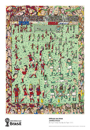 A Fun Time To Be A Fan by James Rizzi Pricing Limited Edition Print image