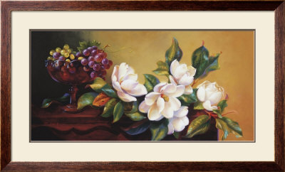 Magnolia With Grapes by Fran Di Giacomo Pricing Limited Edition Print image