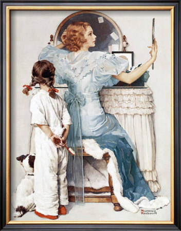 Going Out by Norman Rockwell Pricing Limited Edition Print image