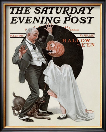 Halloween by Norman Rockwell Pricing Limited Edition Print image