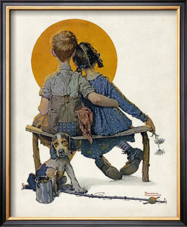 Sunset by Norman Rockwell Pricing Limited Edition Print image