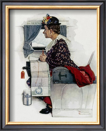 First Flight by Norman Rockwell Pricing Limited Edition Print image