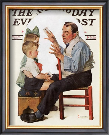 Card Tricks by Norman Rockwell Pricing Limited Edition Print image
