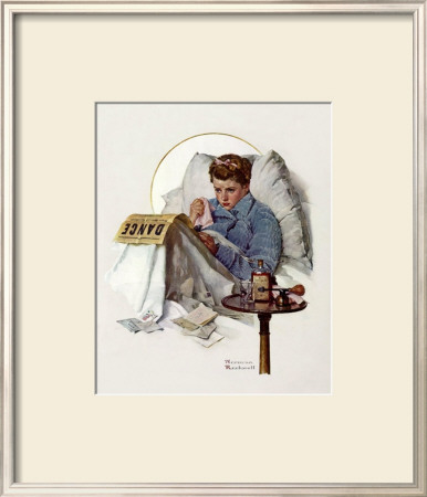The Cold by Norman Rockwell Pricing Limited Edition Print image