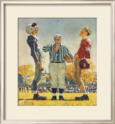 Coin Toss by Norman Rockwell Pricing Limited Edition Print image
