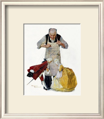 Marionettes by Norman Rockwell Pricing Limited Edition Print image