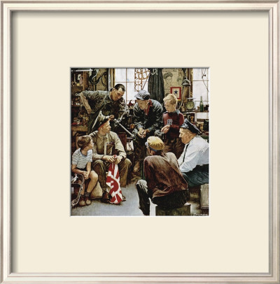 Homecoming Marine by Norman Rockwell Pricing Limited Edition Print image