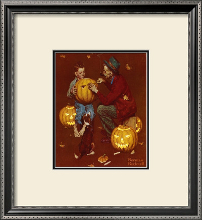Ghostly Gourds by Norman Rockwell Pricing Limited Edition Print image