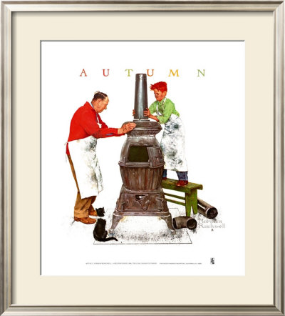 Coal Season's Coming by Norman Rockwell Pricing Limited Edition Print image
