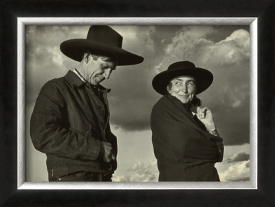 Georgia O'keeffe And Orville Cox by Ansel Adams Pricing Limited Edition Print image