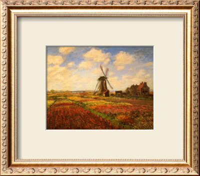 Tulip Fields With Windmill by Claude Monet Pricing Limited Edition Print image