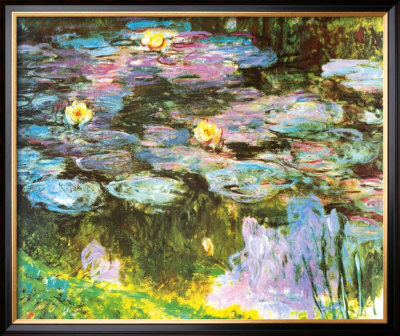 Violet Water Lilies by Claude Monet Pricing Limited Edition Print image