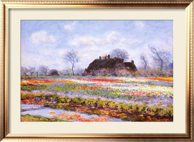 Tulip Fields At Sasenheim by Claude Monet Pricing Limited Edition Print image
