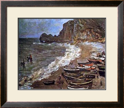 Boats On The Beach by Claude Monet Pricing Limited Edition Print image