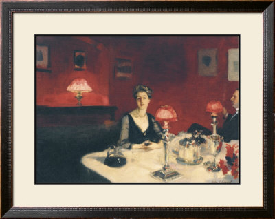 A Dinner Table At Night, 1884 by John Singer Sargent Pricing Limited Edition Print image