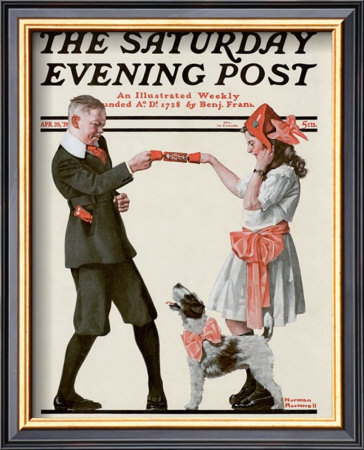 Playing Party Games by Norman Rockwell Pricing Limited Edition Print image