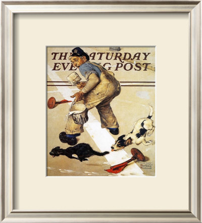 Spilled Paint by Norman Rockwell Pricing Limited Edition Print image