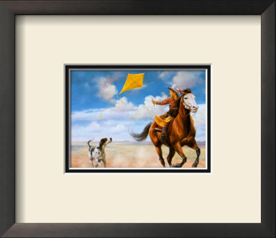 Flying Kite With Friends by Jack Sorenson Pricing Limited Edition Print image
