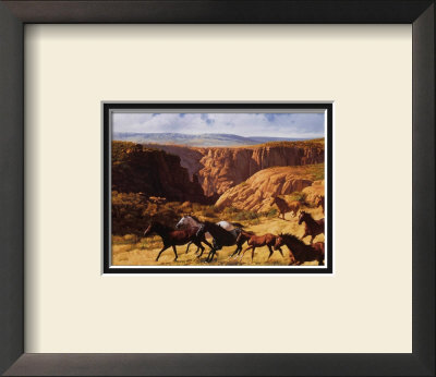 Canyon Mustangs by John Leone Pricing Limited Edition Print image