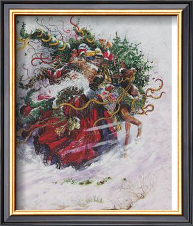 Santa's Travels by Peggy Abrams Pricing Limited Edition Print image