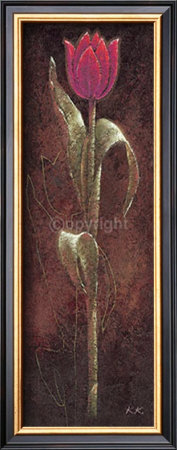 Mystic Tulip Dark Red by Karsten Kirchner Pricing Limited Edition Print image