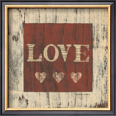 Love by Warren Kimble Pricing Limited Edition Print image
