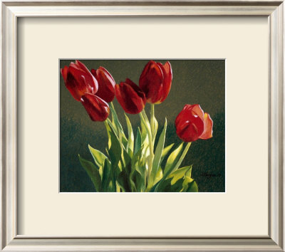 Red Tulips by Helen Vaughn Pricing Limited Edition Print image