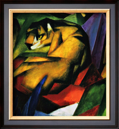 The Tiger by Franz Marc Pricing Limited Edition Print image