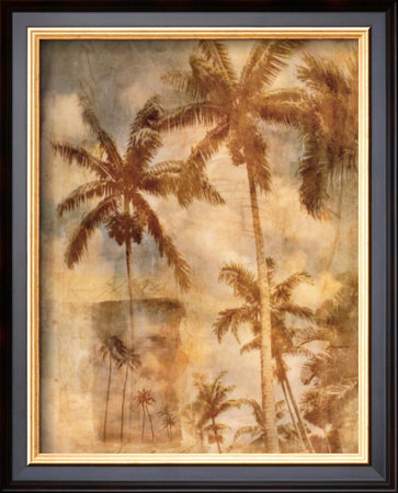 Retro Palms I by Thea Schrack Pricing Limited Edition Print image