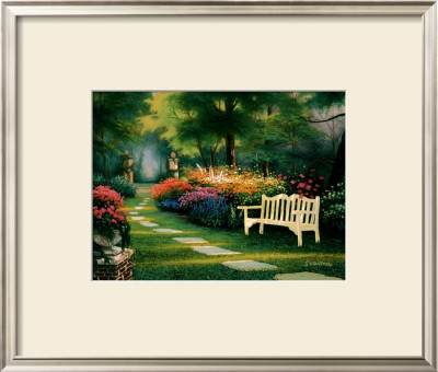 Garden Bench by Egidio Antonaccio Pricing Limited Edition Print image