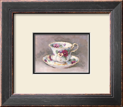 Pansy Teacup by Barbara Mock Pricing Limited Edition Print image