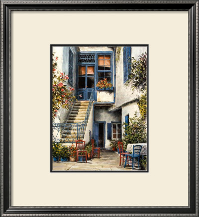 Courtyard Garden by William Mangum Pricing Limited Edition Print image