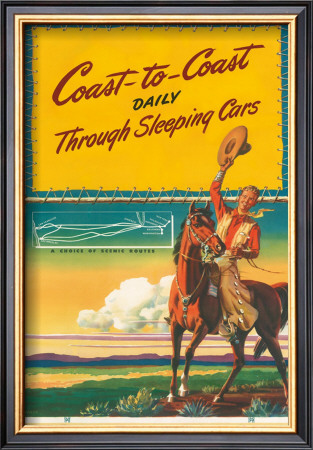 Pennsylvania Railroad, Coast To Coast Daily, C.1940'S by Milton Menasco Pricing Limited Edition Print image