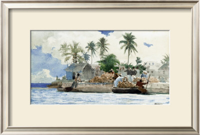 Sponge Fishermen, Bahamas by Winslow Homer Pricing Limited Edition Print image