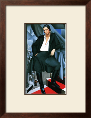 Portrait Of The Dutchess De La Salle, C.1925 by Tamara De Lempicka Pricing Limited Edition Print image