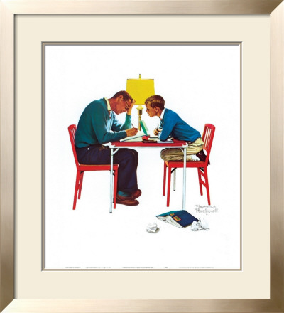 Tough One by Norman Rockwell Pricing Limited Edition Print image