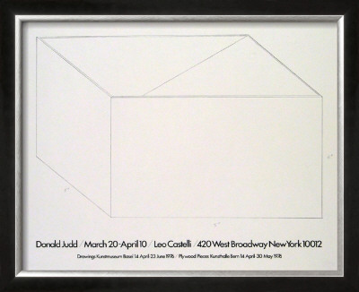 Drawings At Castelli, 1976 by Donald Judd Pricing Limited Edition Print image