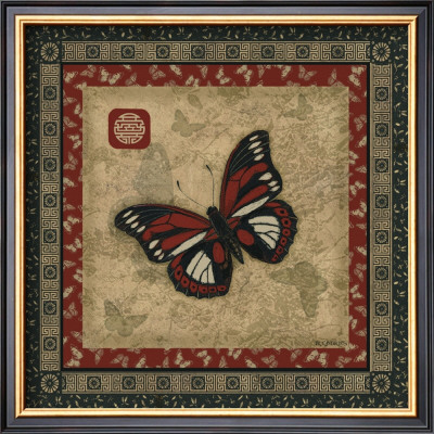 Red Butterfly Ii by Sally Ray Cairns Pricing Limited Edition Print image