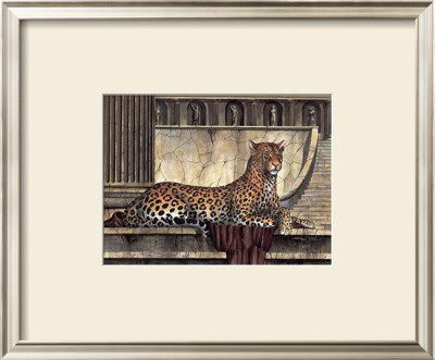 Temple Leopards I by Steve Butler Pricing Limited Edition Print image