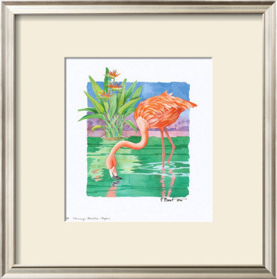Flamingo Paradise  Repose by Paul Brent Pricing Limited Edition Print image