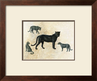 Black Leopard by Judy Gibson Pricing Limited Edition Print image