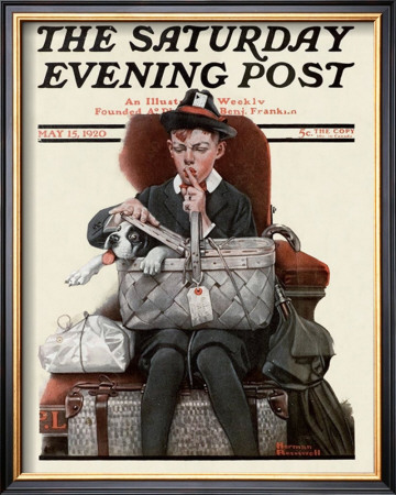 Stowaway by Norman Rockwell Pricing Limited Edition Print image