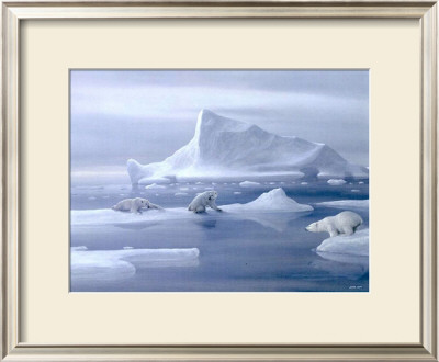 Play Time Polar Bear by David Jean Pricing Limited Edition Print image