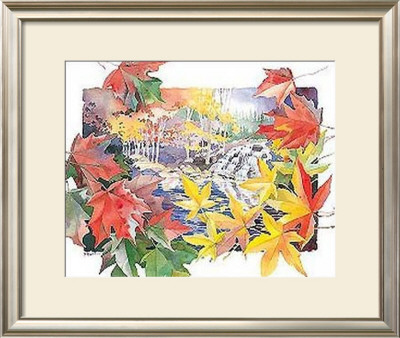 Autumn Vista-Waterfall by Paul Brent Pricing Limited Edition Print image