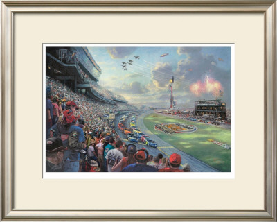 Nascar Thunder by Thomas Kinkade Pricing Limited Edition Print image