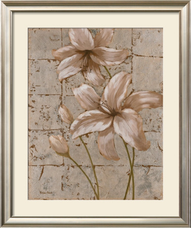 Lilies On Silver Ii by Vivian Flasch Pricing Limited Edition Print image